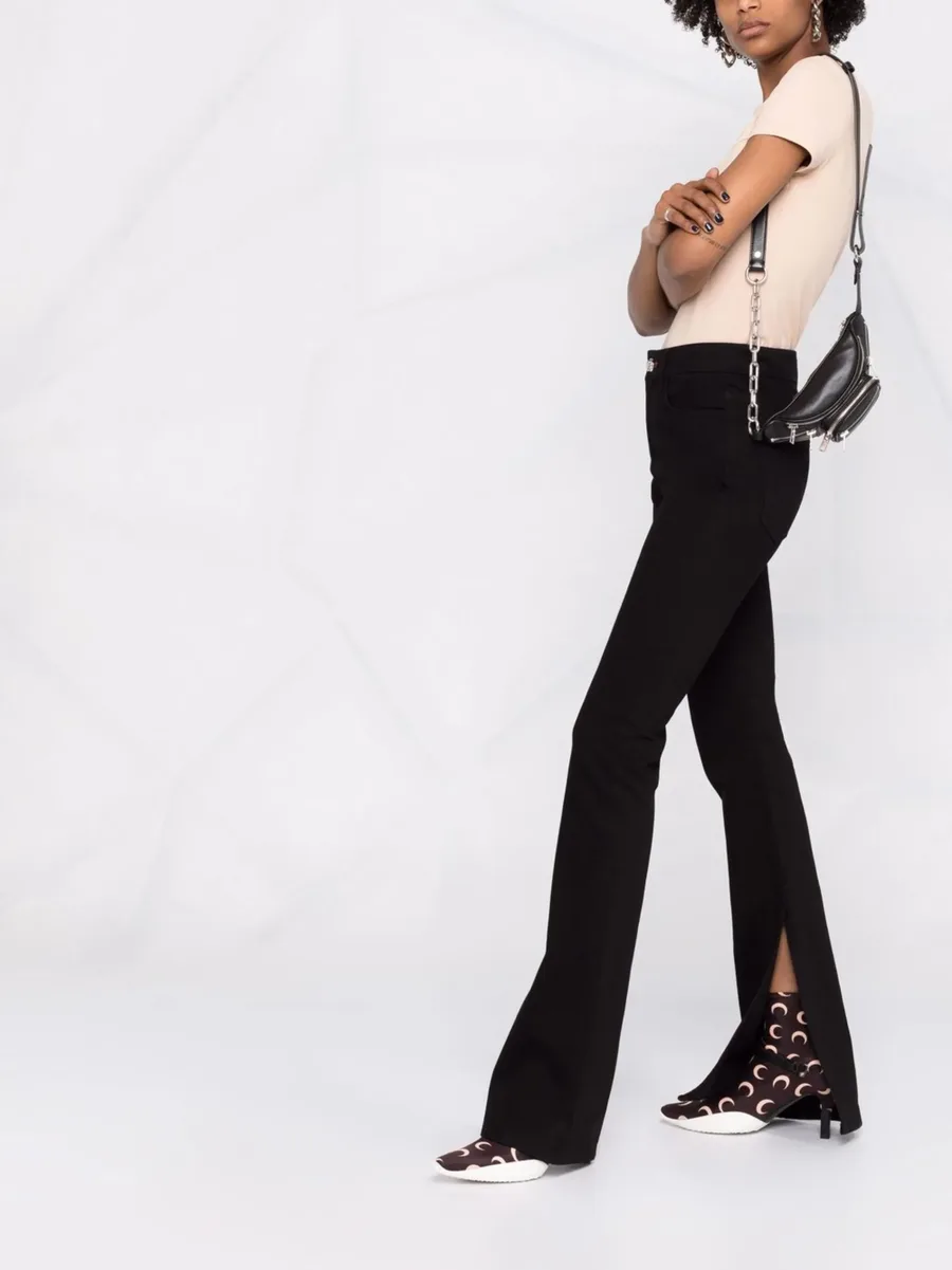 high-rise flared jeans 7