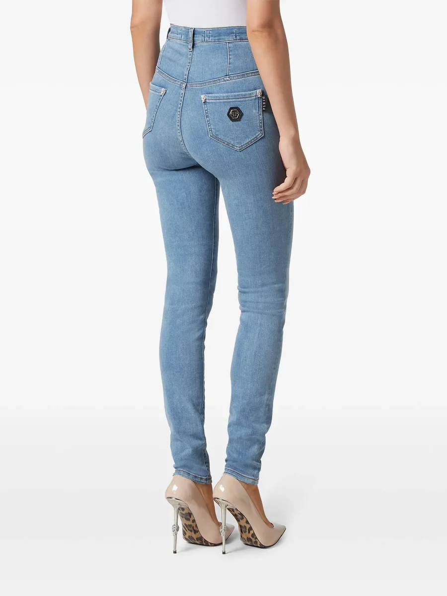 high-rise skinny jeans 6