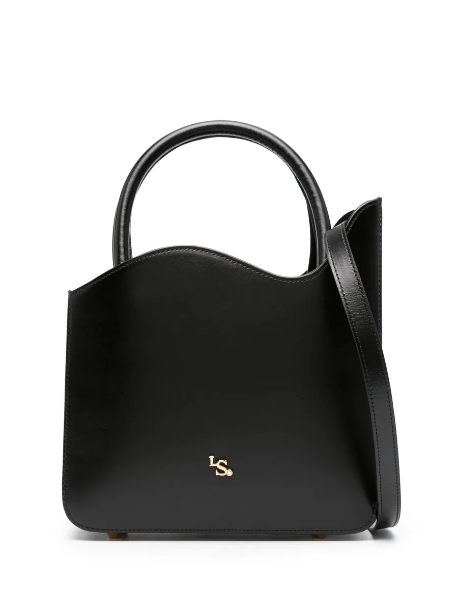 medium Ivy logo-plaque leather tote bag 1