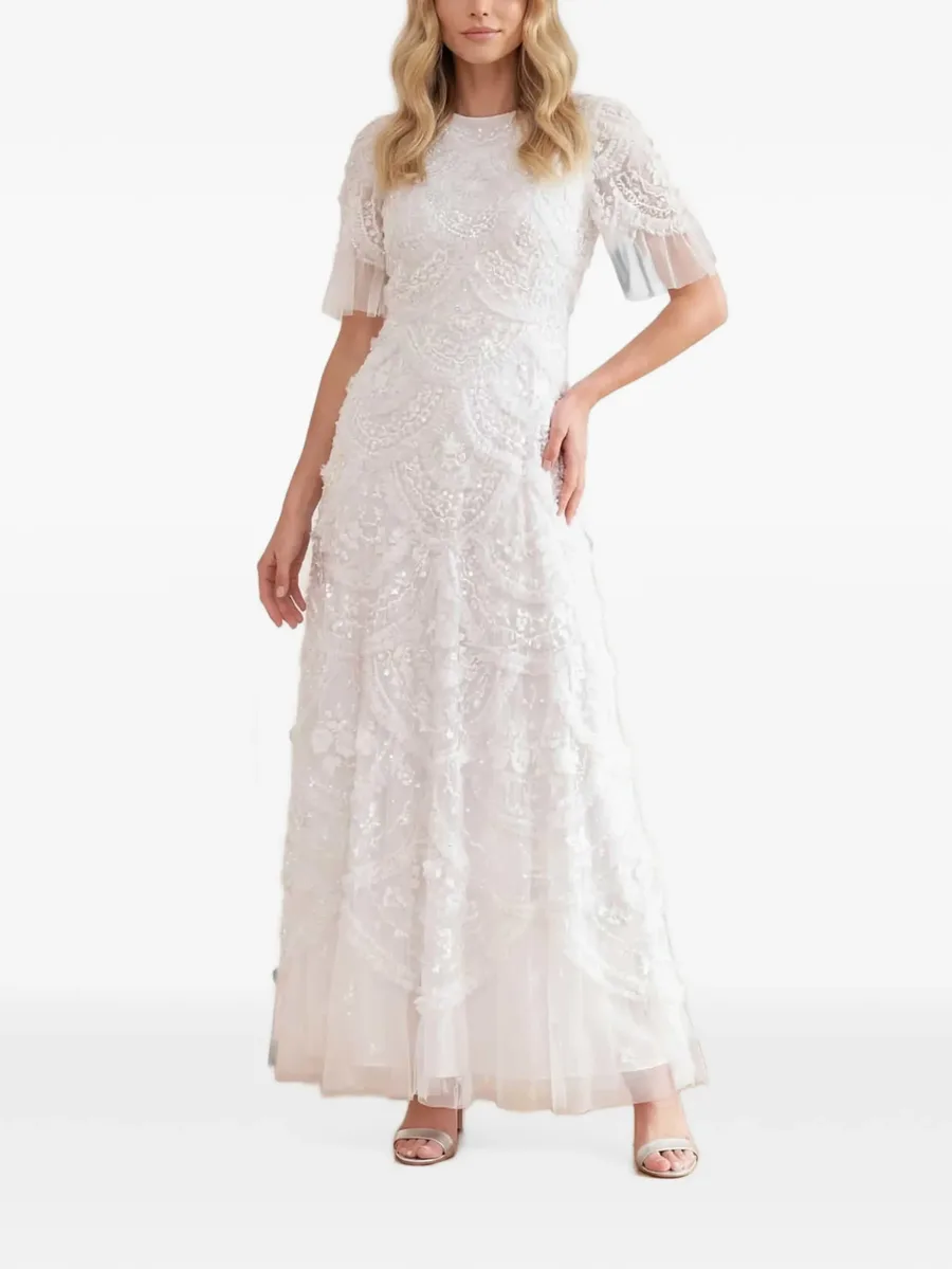 Carmen sequin-embellished maxi dress 5