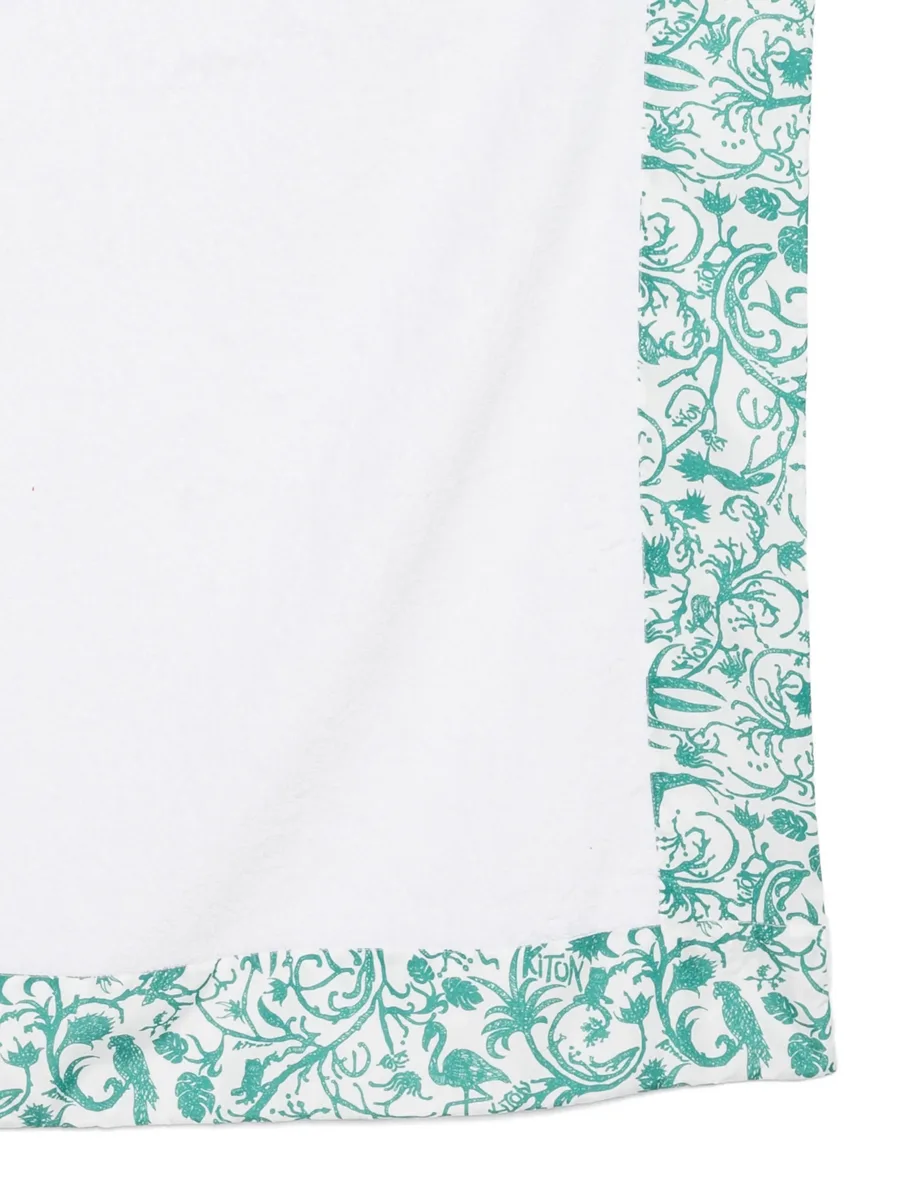 floral-border beach towel 5