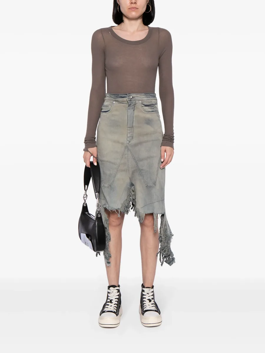 distressed denim skirt 4