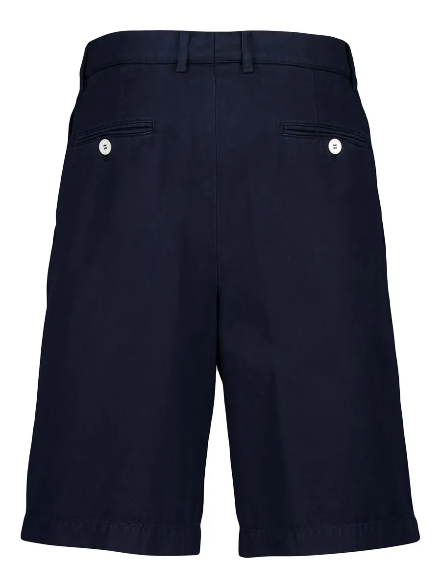 pleated cotton shorts 4