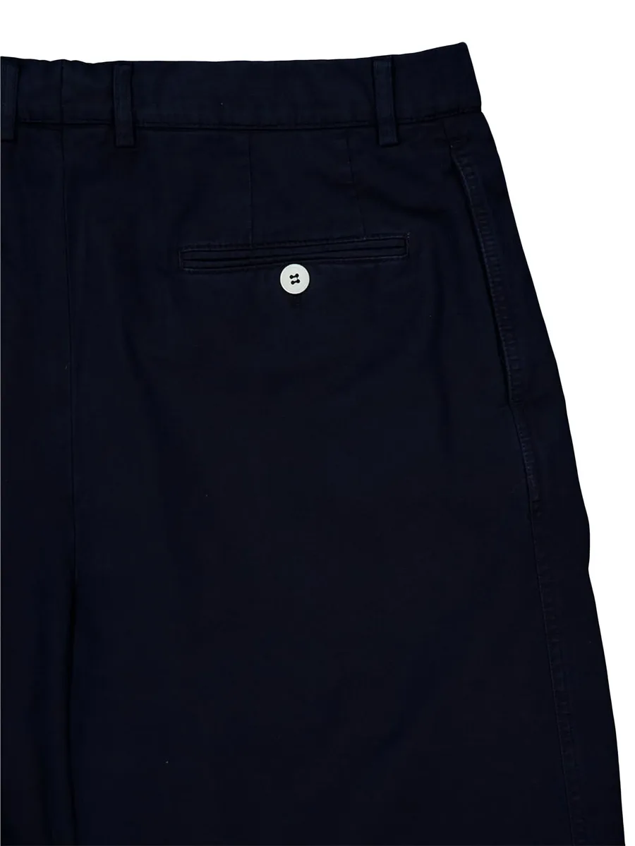 pleated cotton shorts 5