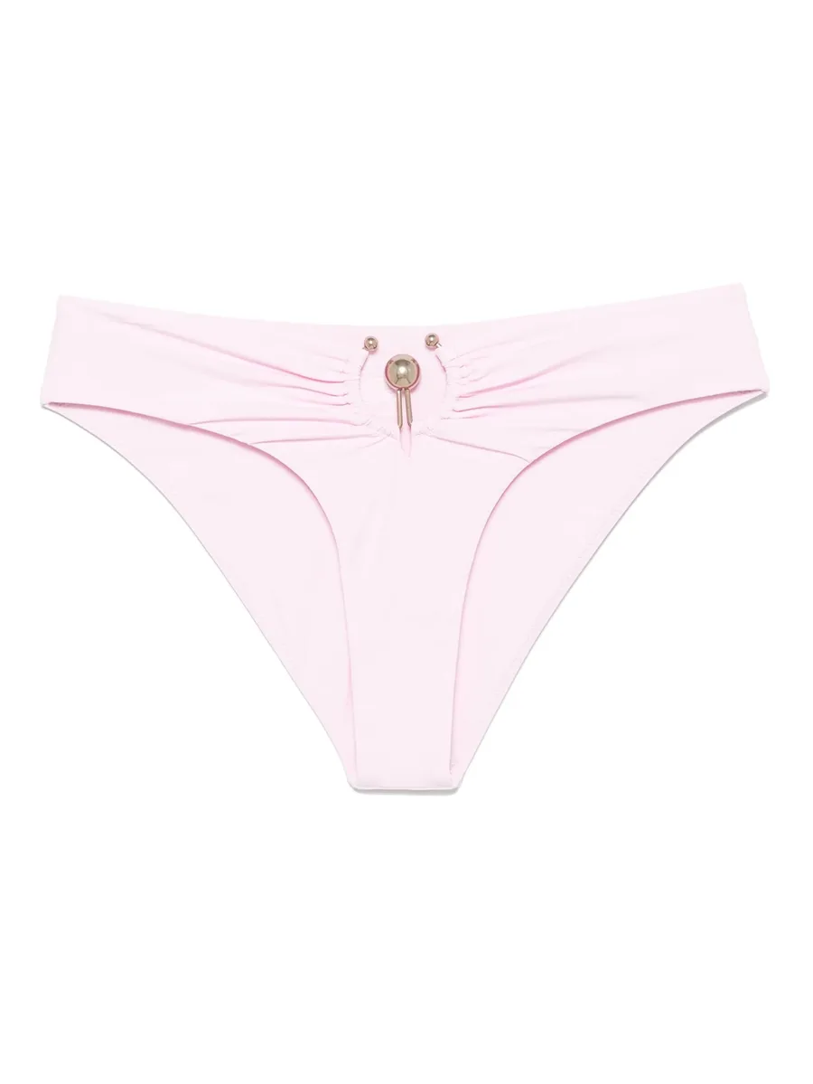 ruched orbit bikini bottoms 1