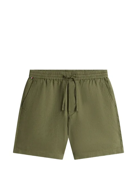 Dover drawstring-waist linen chino shorts