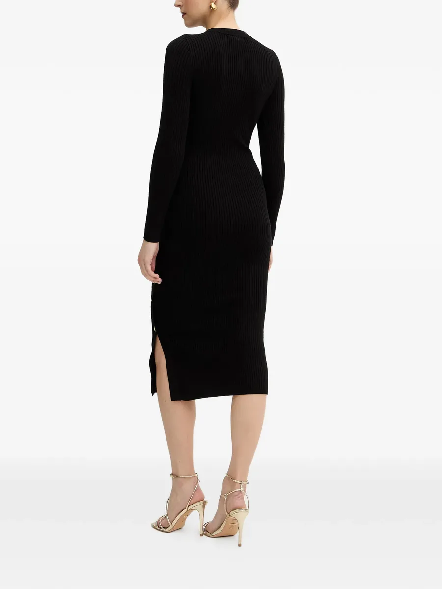 button-embellished midi dress 5