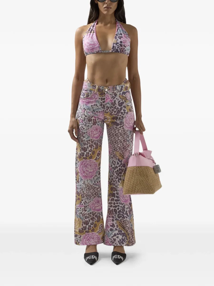 floral-print trousers 3
