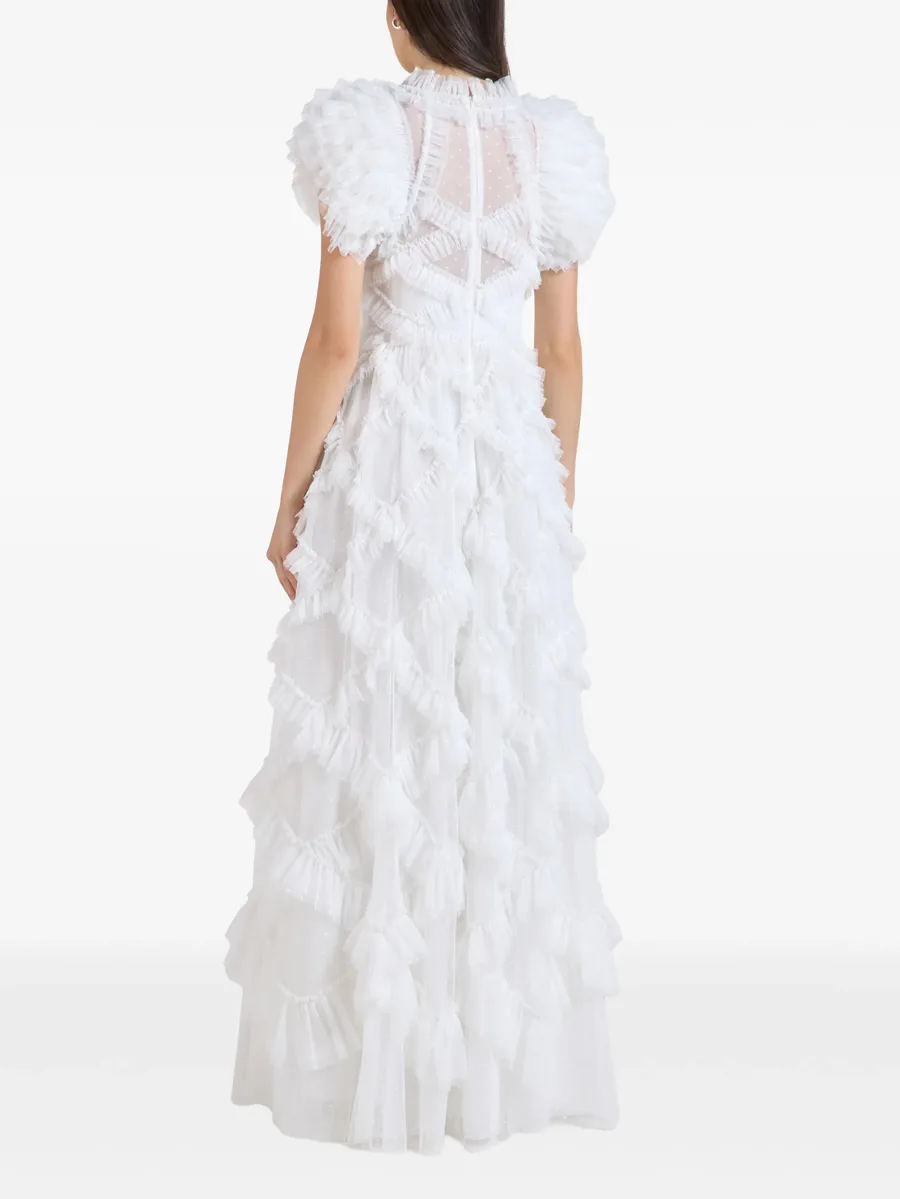 Genevieve ruffled-details maxi dress 3