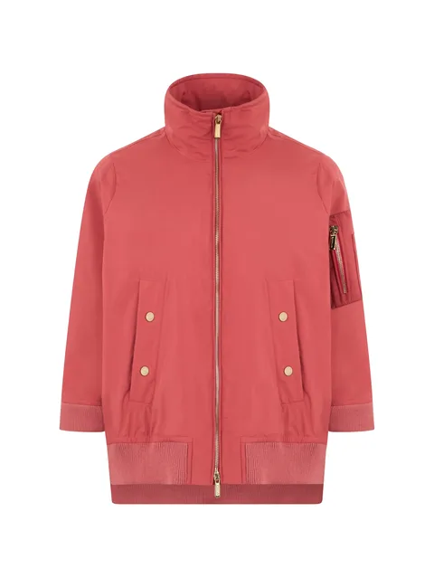 Olli-STP zip-up high-neck jacket