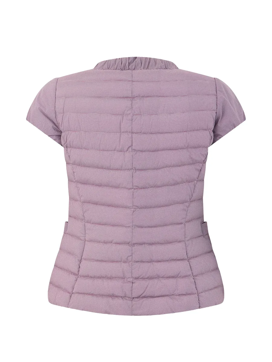short-sleeved puffer jacket 2