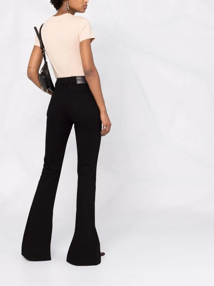 high-rise flared jeans 12
