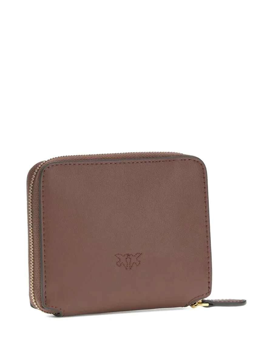 square leather zip-around purse 2