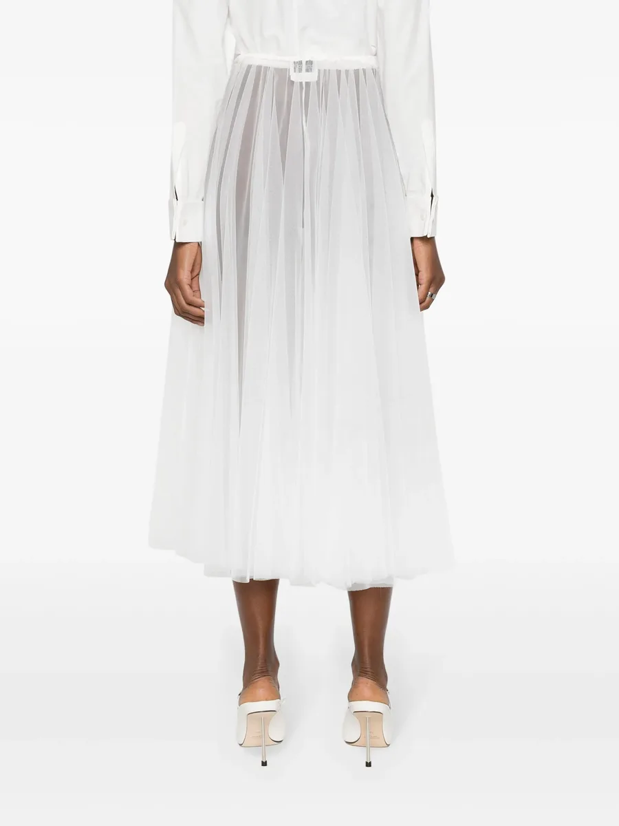 sheer tulle maxi skirt 8