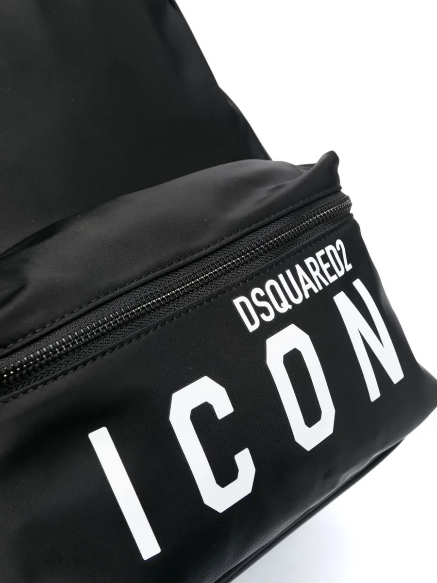 Icon logo-print backpack 7
