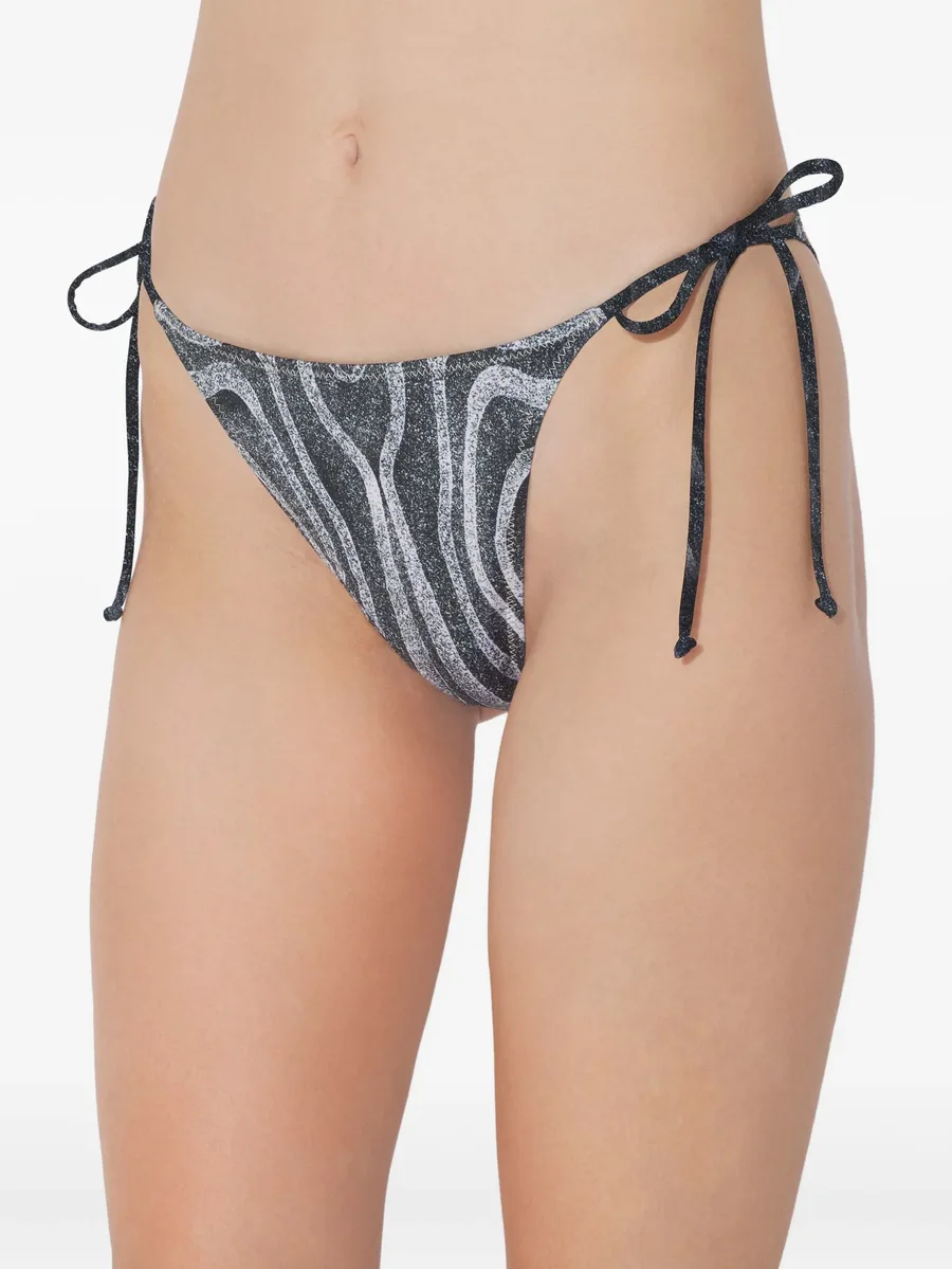 printed tie bikini bottom 3