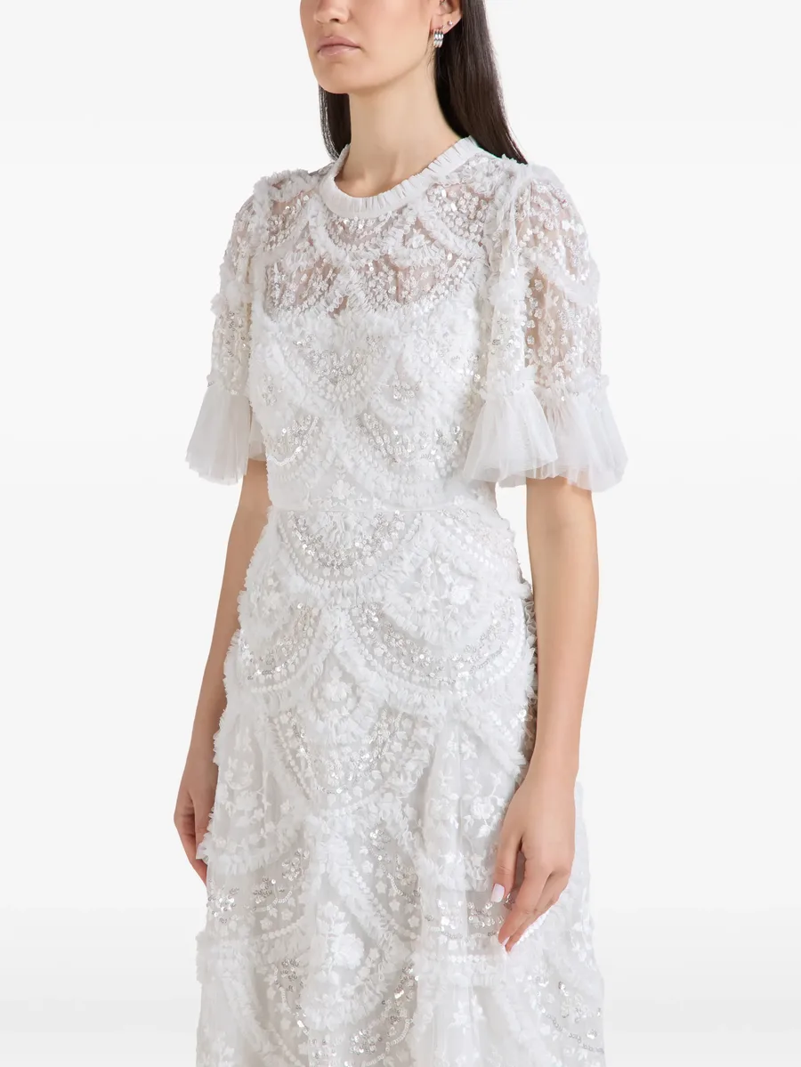 Carmen sequin-embellished maxi dress 4