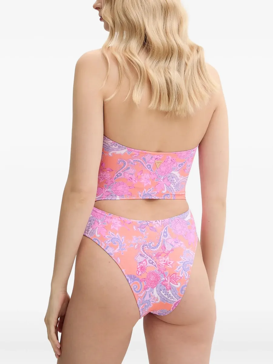 paisley-print cut-out swimsuit 3