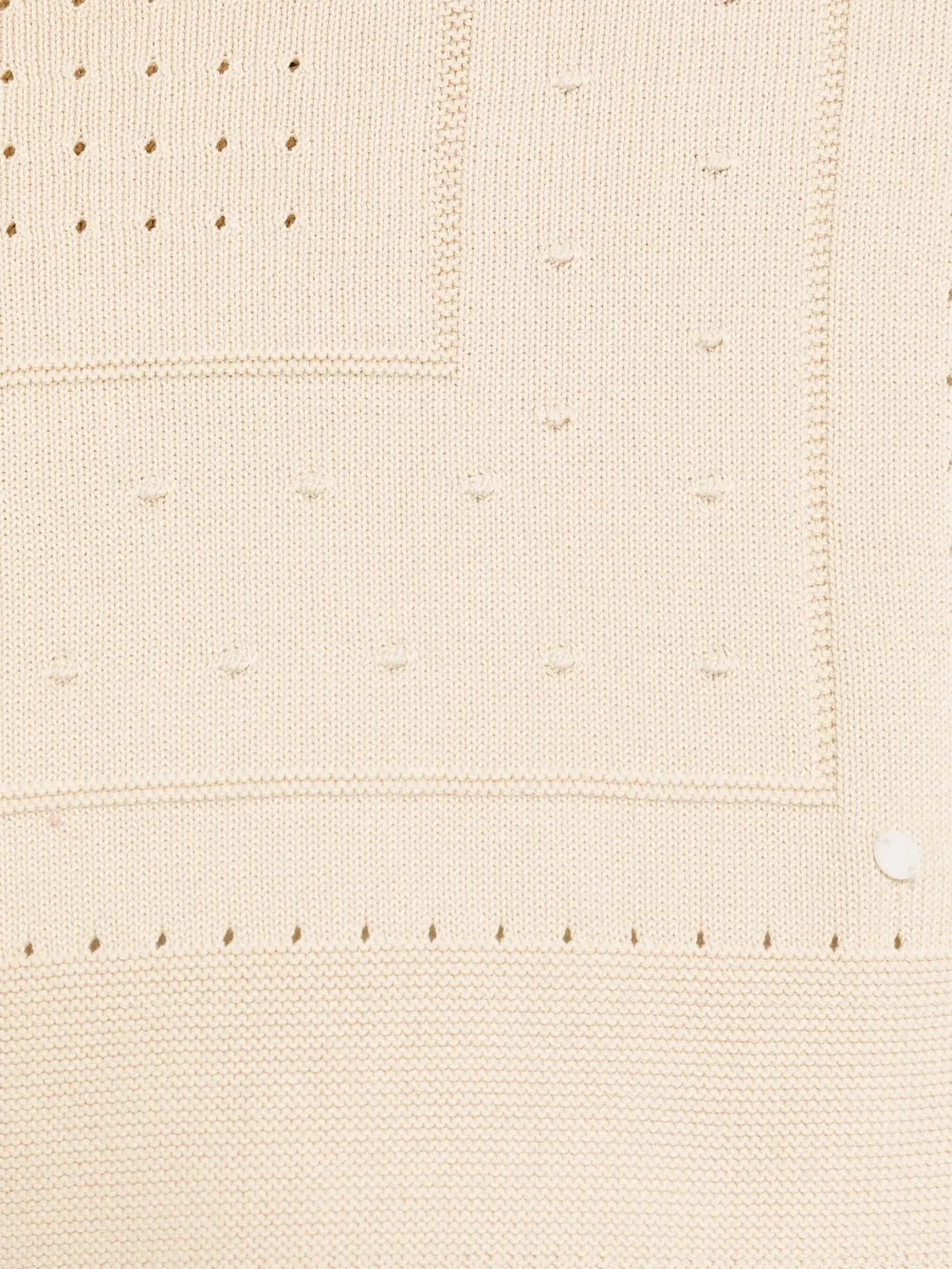 pointelle blanket (85 cm) 3