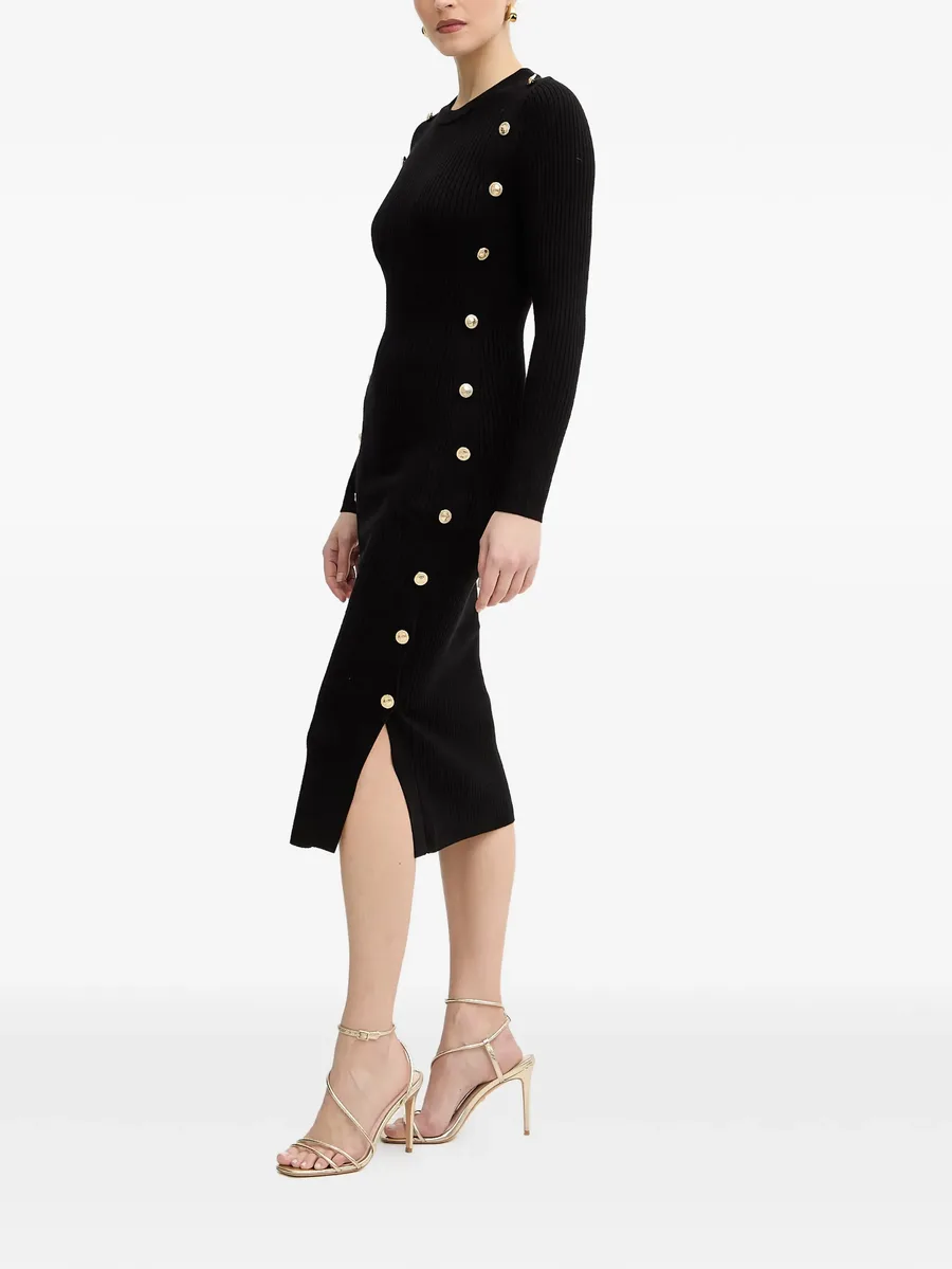 button-embellished midi dress 3