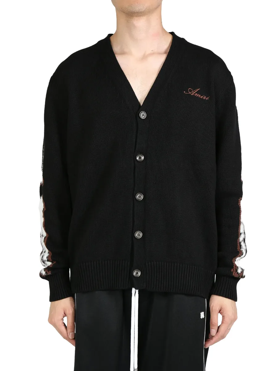 Leopard Bones cardigan 3