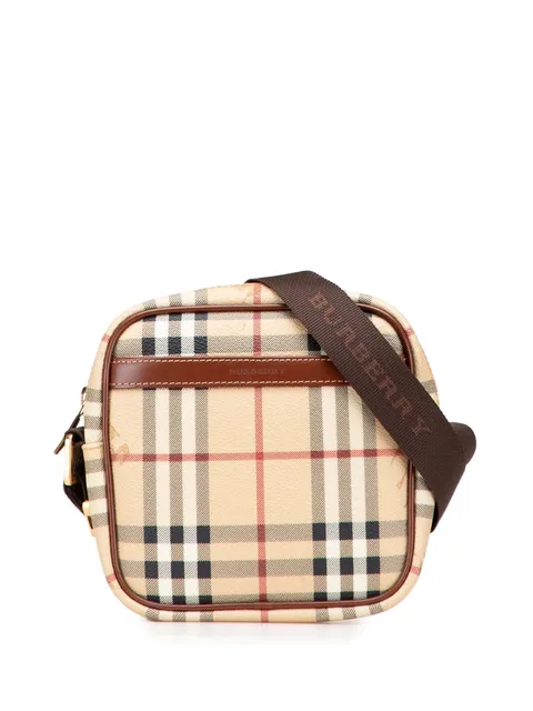 2000-2017 Haymarket Check Coated Canvas crossbody bag