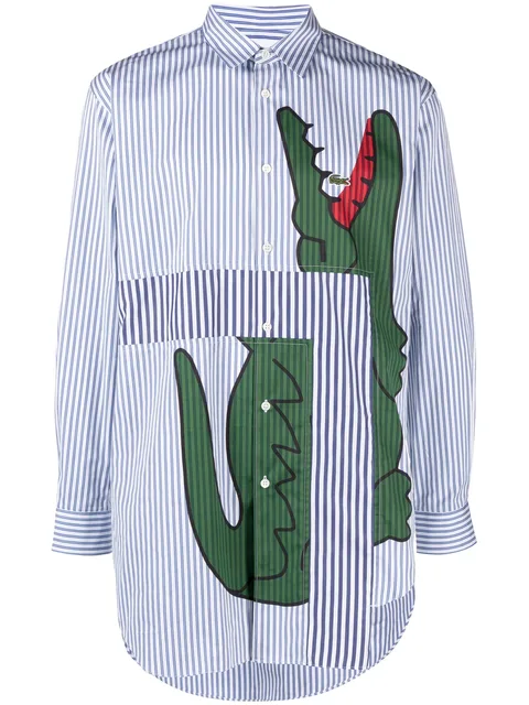 рубашка с принтом из коллаборации с Lacoste