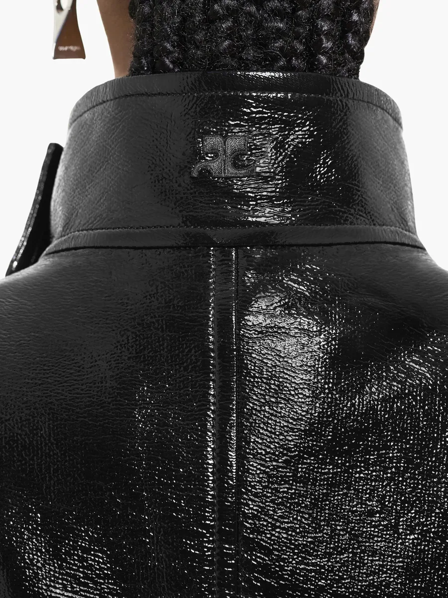 Motorcycle vinyl jacket 10