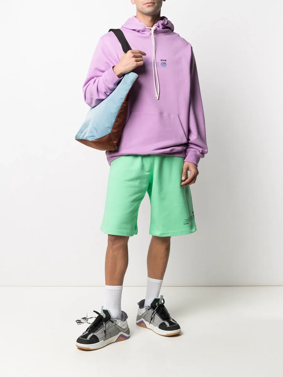logo-print shorts 4