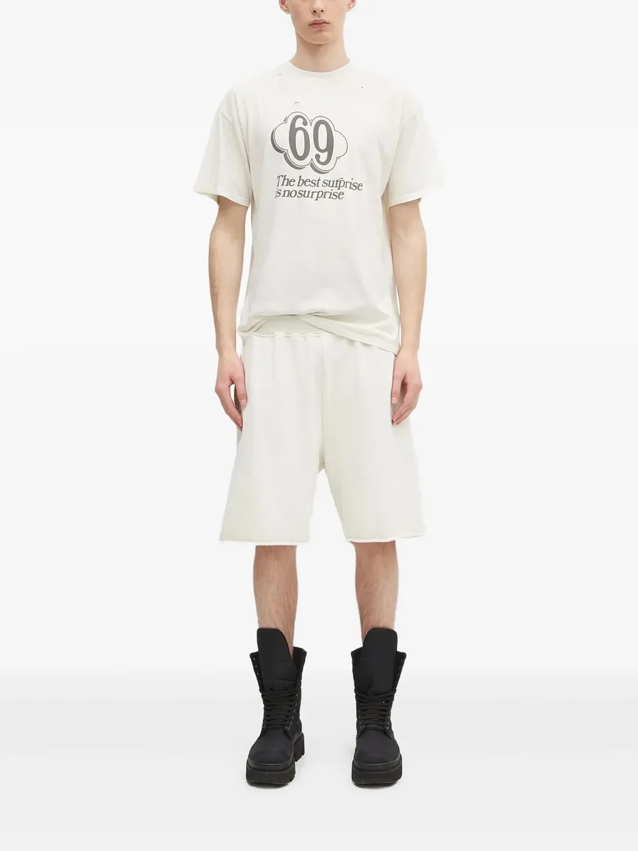 Premium Aged Temple logo-print shorts 2
