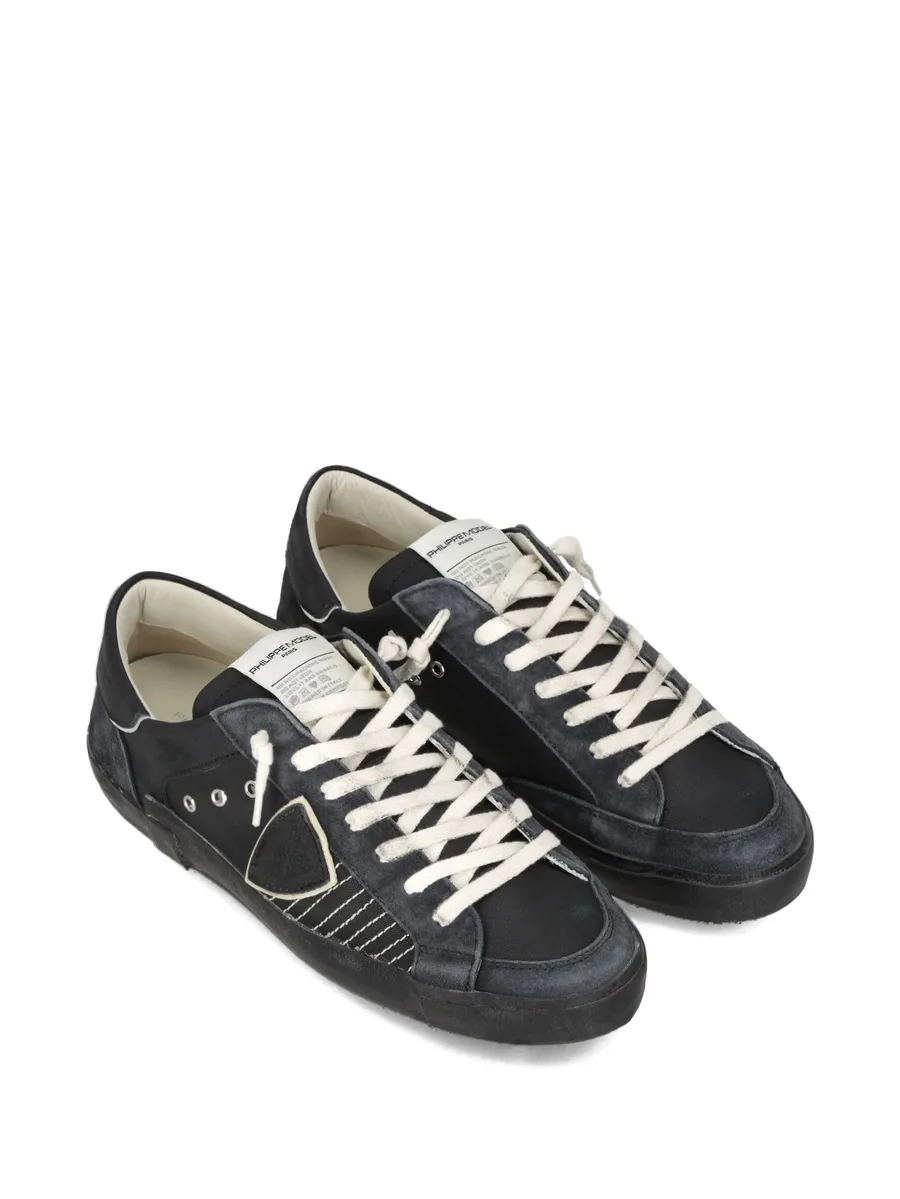 Prsx suede-panelled low-top sneakers 3