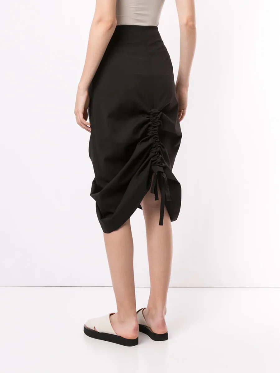 ruched midi skirt 8