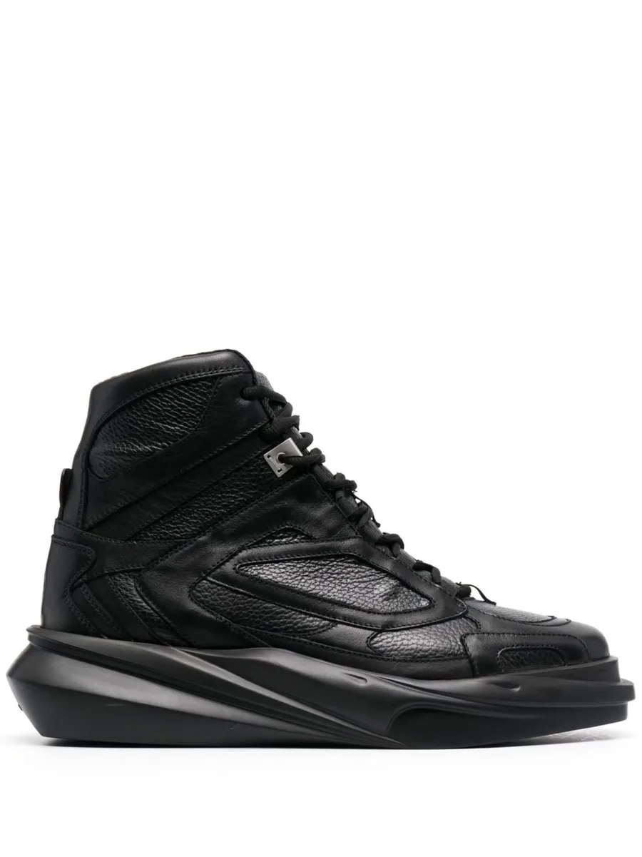 lace-up high-top sneakers 2