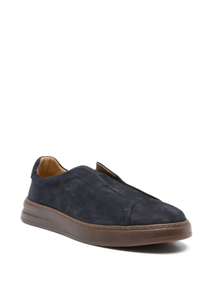 slip-on suede sneakers 4