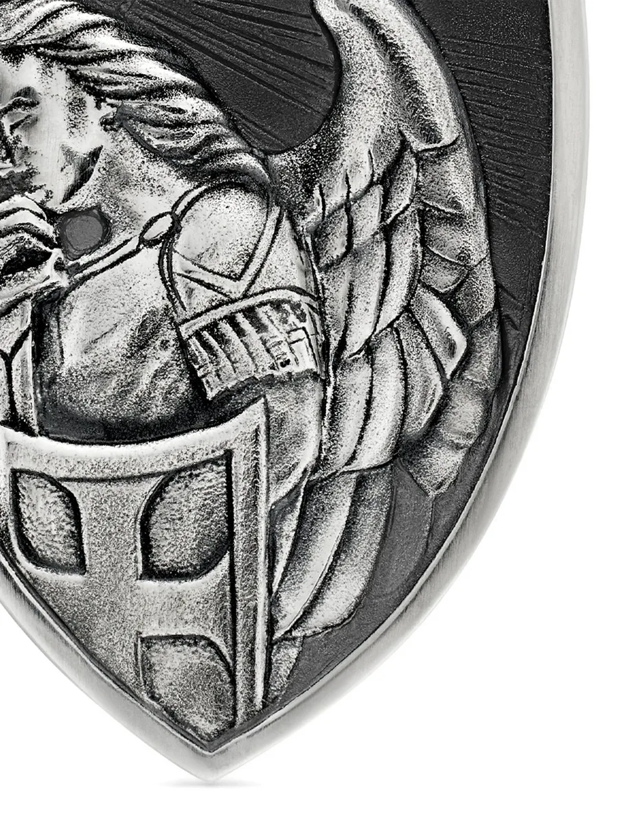 серебряная подвеска St. Michael (26 мм) 6
