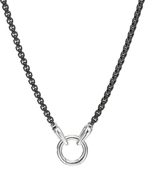 колье Smooth Amulet Box Chain (2.7 мм)