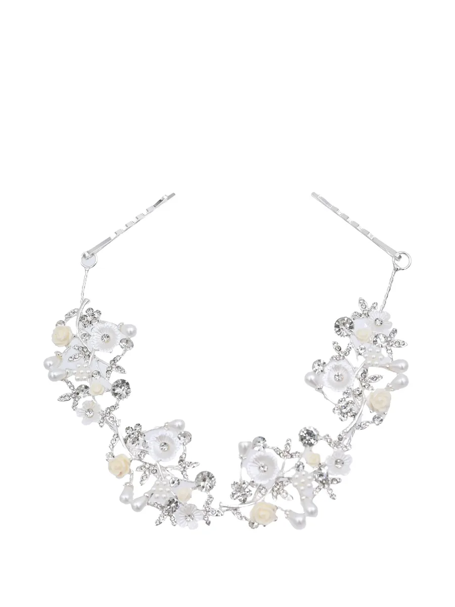 заколка для волос Crystal Flower Ivory Rose 1