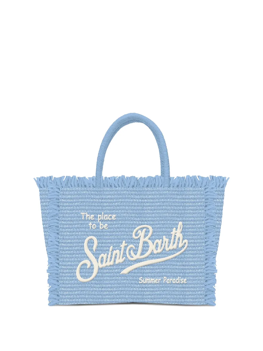 embroidered-logo tote bag 1