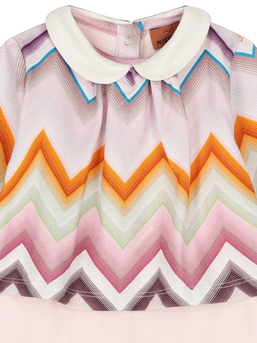 zigzag-print babygrow set (set of three) 7