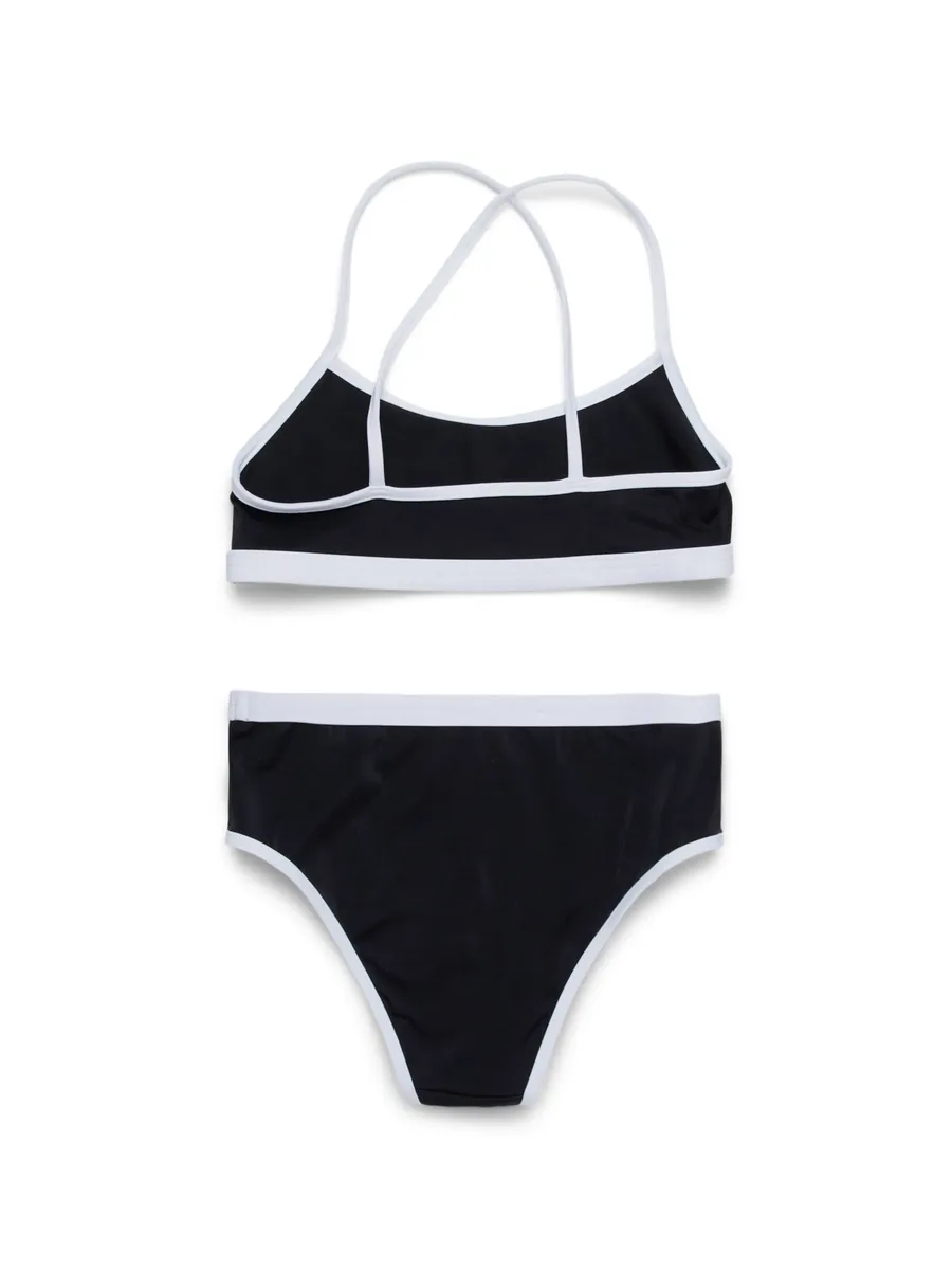 logo-print bikini set 3