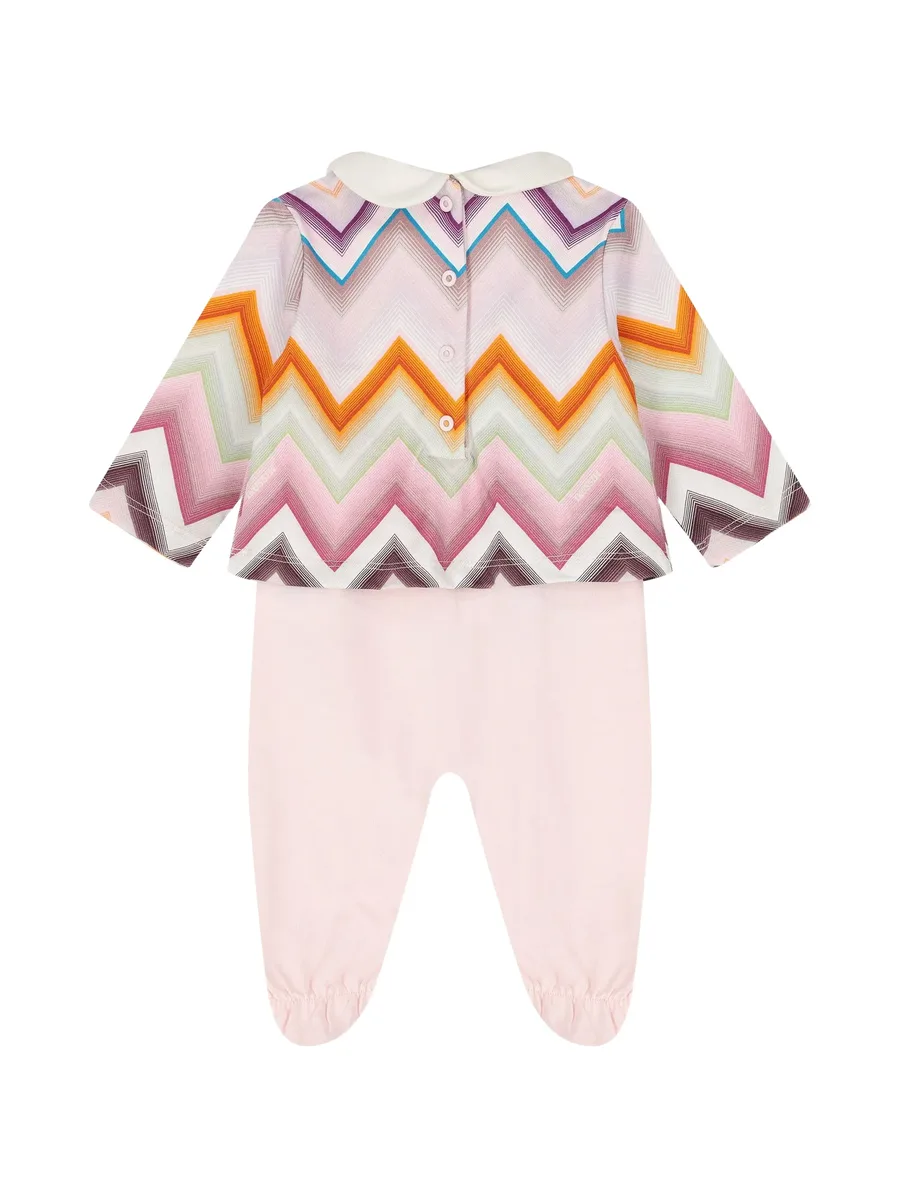 zigzag-print babygrow set (set of three) 4