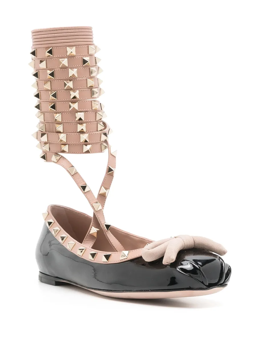 балетки Rockstud с завязками на щиколотке 3