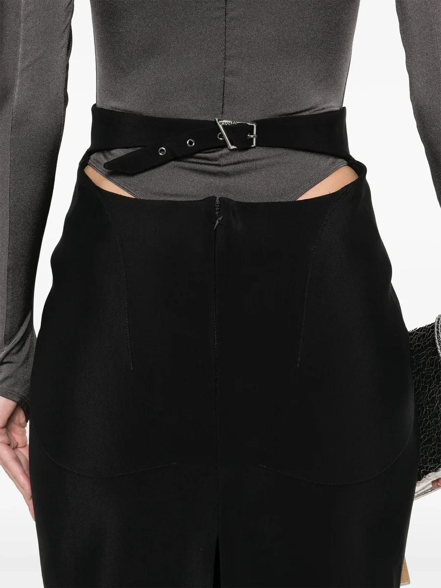 cut-out midi skirt 10