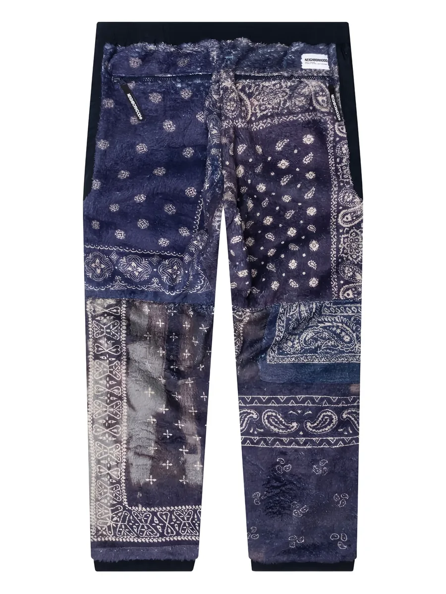 bandana-pattern track pants 3