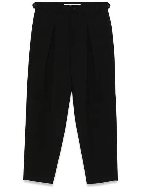 two-tuck wide trousers