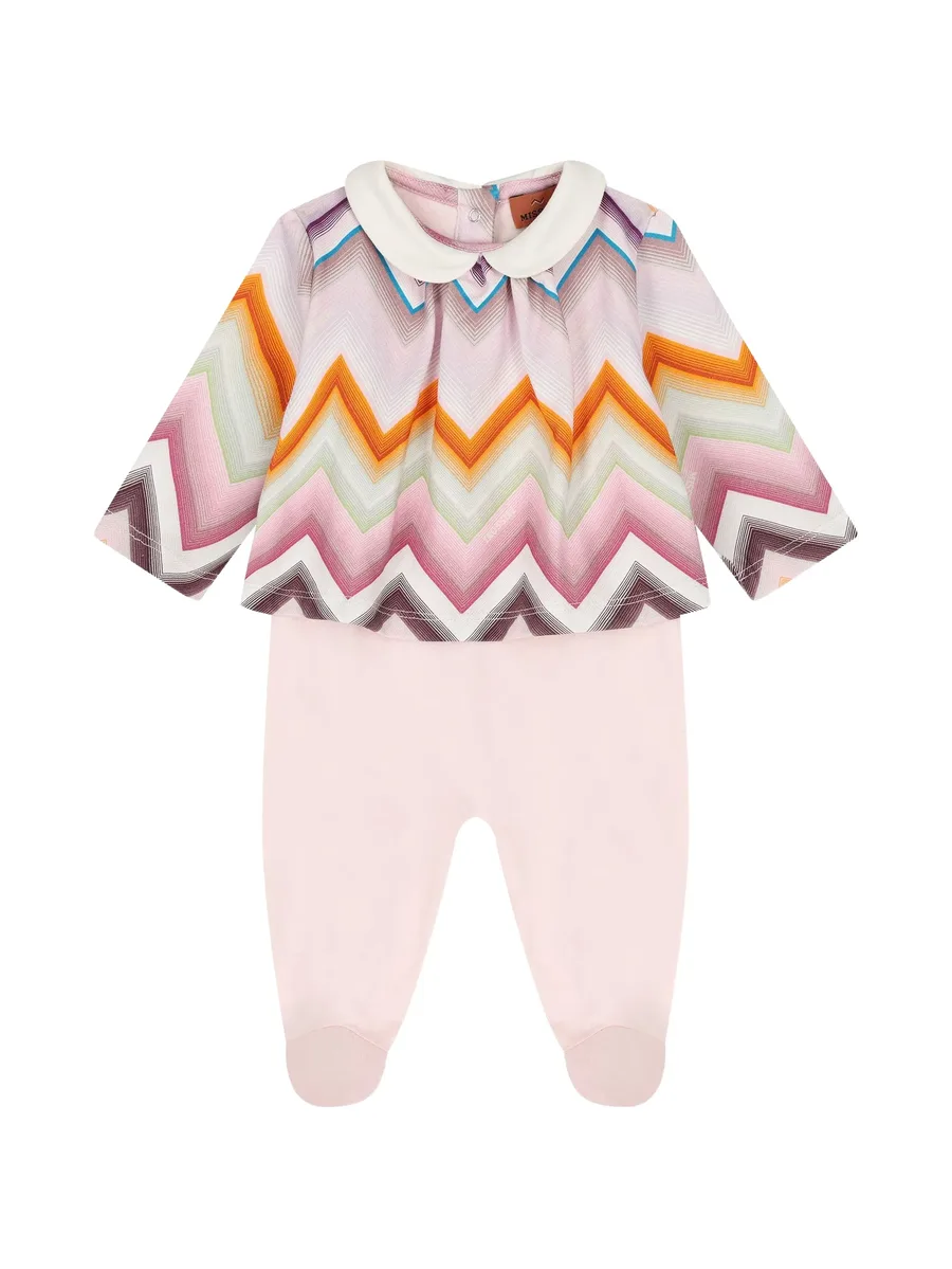 zigzag-print babygrow set (set of three) 3