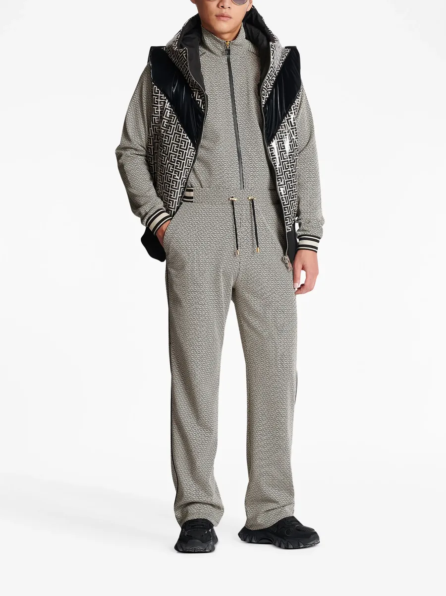 mini monogram-jacquard track pants 4