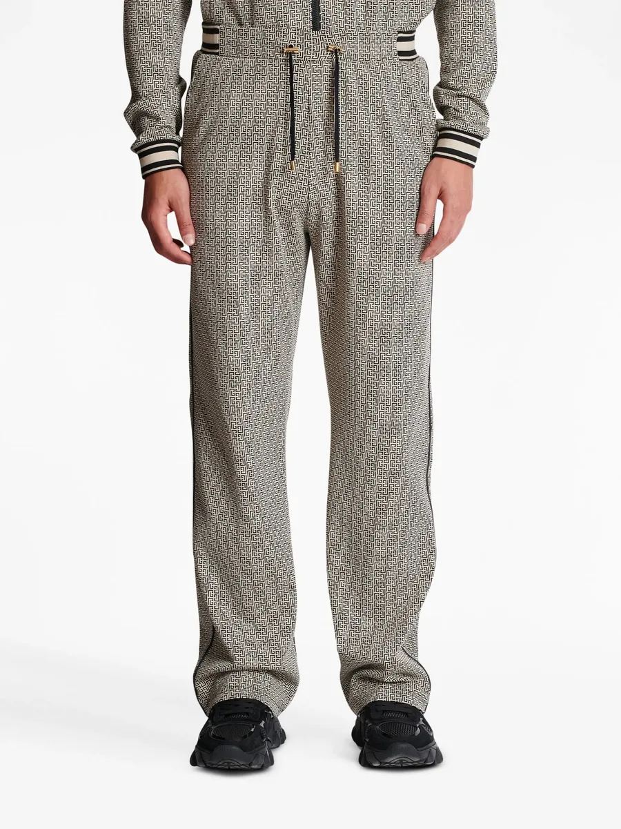 mini monogram-jacquard track pants 10