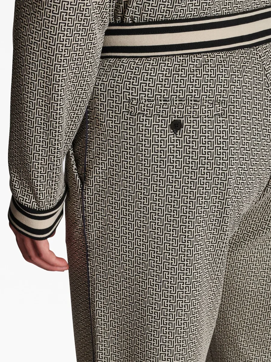 mini monogram-jacquard track pants 13