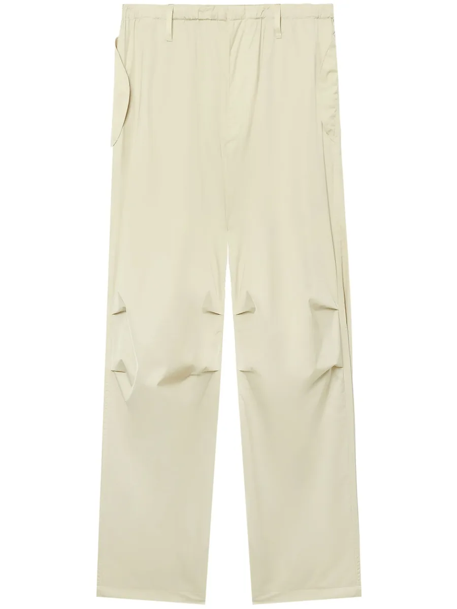 straight-leg satin trousers 1